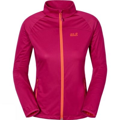 Chaquetas Jack Wolfskin Crosswind Mujer - Rosas - Chile JGN316459